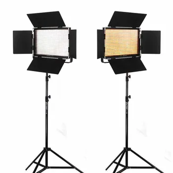 

Viltrox 2x VL-40T Bi-Color Dimmable LED Video Light w/ Remote + 2M Light Stand Camera DSLR Photo Studio Kit