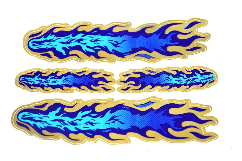 Универсальный автомобильный мотоцикл наклейка s стиль наклейка с пламенем бумажный Автомобиль Стайлинг украшение автомобиля