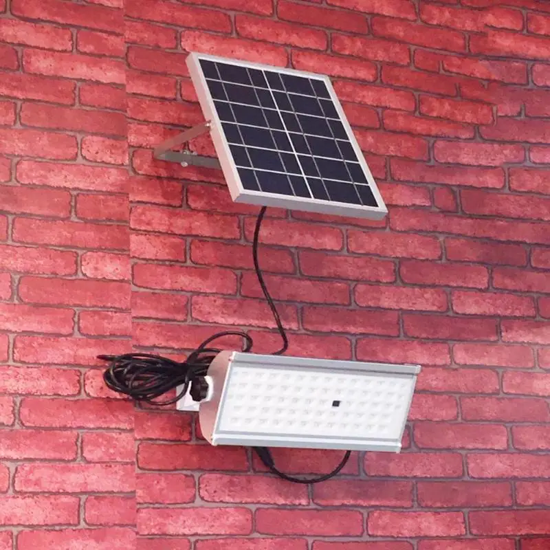 12 Вт 65 светодиодный светильник на солнечной батарее с датчиком движения, открытый водонепроницаемый садовый светильник, индукционные настенные лампы с пультом дистанционного управления