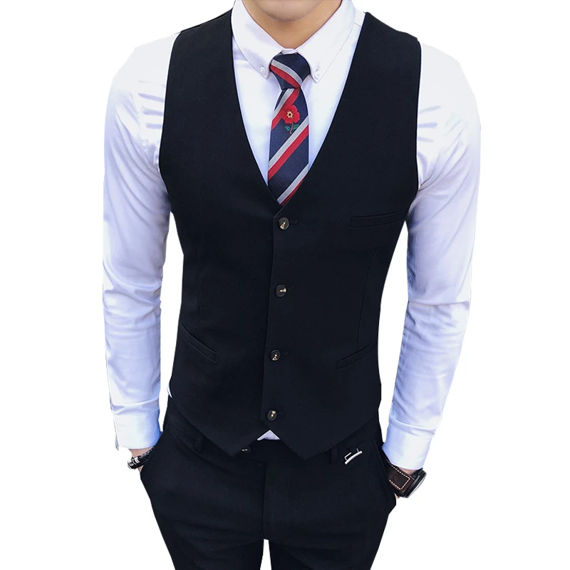 black vest outfit mens