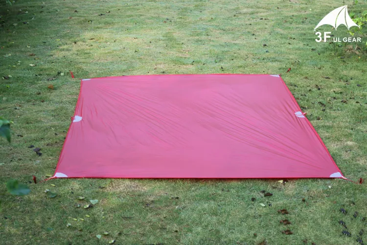 3F UL Gear 210150cm 15D  20D silicone high quality ultralight outdoor large tarp shelter high quality beach awning2