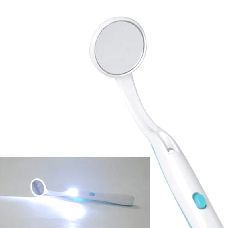 1 шт. пероральное зеркало светодиодный яркий стоматологический средства гигиены анти туман стоматологическое зеркало с супер ярким