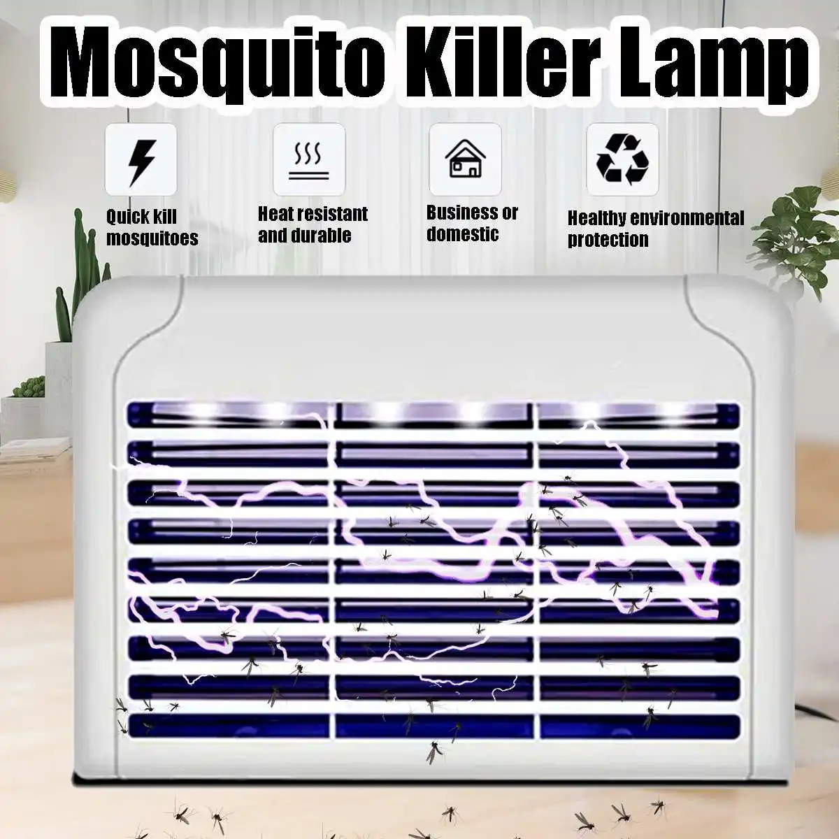 

Electric Mosquito Killer Lamp Home Room Energy Quiet Efficient Outdoor Pest Control Anti Bug Zapper Fly LED Mosquito Killer Trap