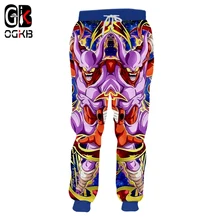OGKB Человек Спортивная одежда для хип-хопа спортивные штаны осень весна мужские забавные принт Dragon Ball Z 3D спортивные штаны повседневные тренировочные штаны Аниме