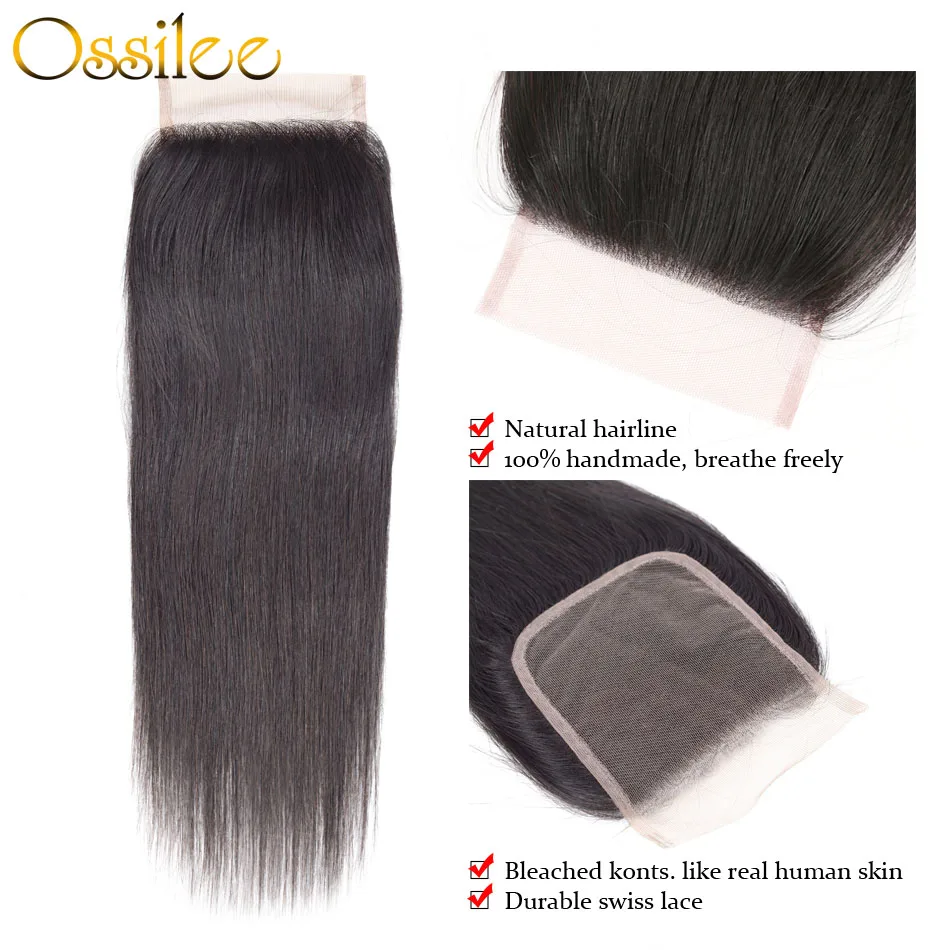 Ossilee Straight Hair Bundles with Closure Peruvian Hair Bundles with Closure Human Hair Bundles with Closure Non Remy Hair Ossilee Straight Hair Bundles with Closure Peruvian Hair Bundles with Closure Human Hair Bundles with Closure Non Remy Hair