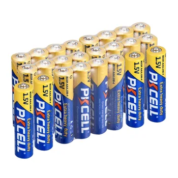 

24pcs Pkcell 1.5V Batteries AAA Primary Battery R03P UM4 Extra Heavy Duty Zinc Carbon Battery