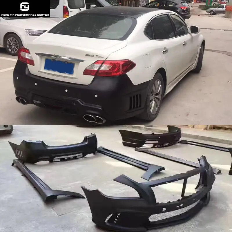 

Q70 FRP car front bumper rear bumper side skirts for Infiniti Q70 Car body kit 13-15