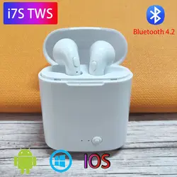 I7s Tws Bluetooth 4,2 наушники гарнитура мини беспроводные наушники истинные беспроводные стерео наушники наушник для IPhone телефона