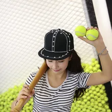 2016 New Snapback Hip Hop Youth 5 Panel Women’s Cap Brand Cool Baseball Sun Golf Visors Men Korean Hats for Women 56CM To 59CM L
