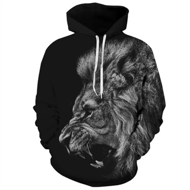 2018 Fashion Men's Sweatshirt Big Lion Animal Print 3D Clothing Cool Sudaderas Hombre Hoodies Design Sweats Tops Homme Hoodies 2018 Fashion Men's Sweatshirt Big Lion Animal Print 3D Clothing Cool Sudaderas Hombre Hoodies Design Sweats Tops Homme Hoodies