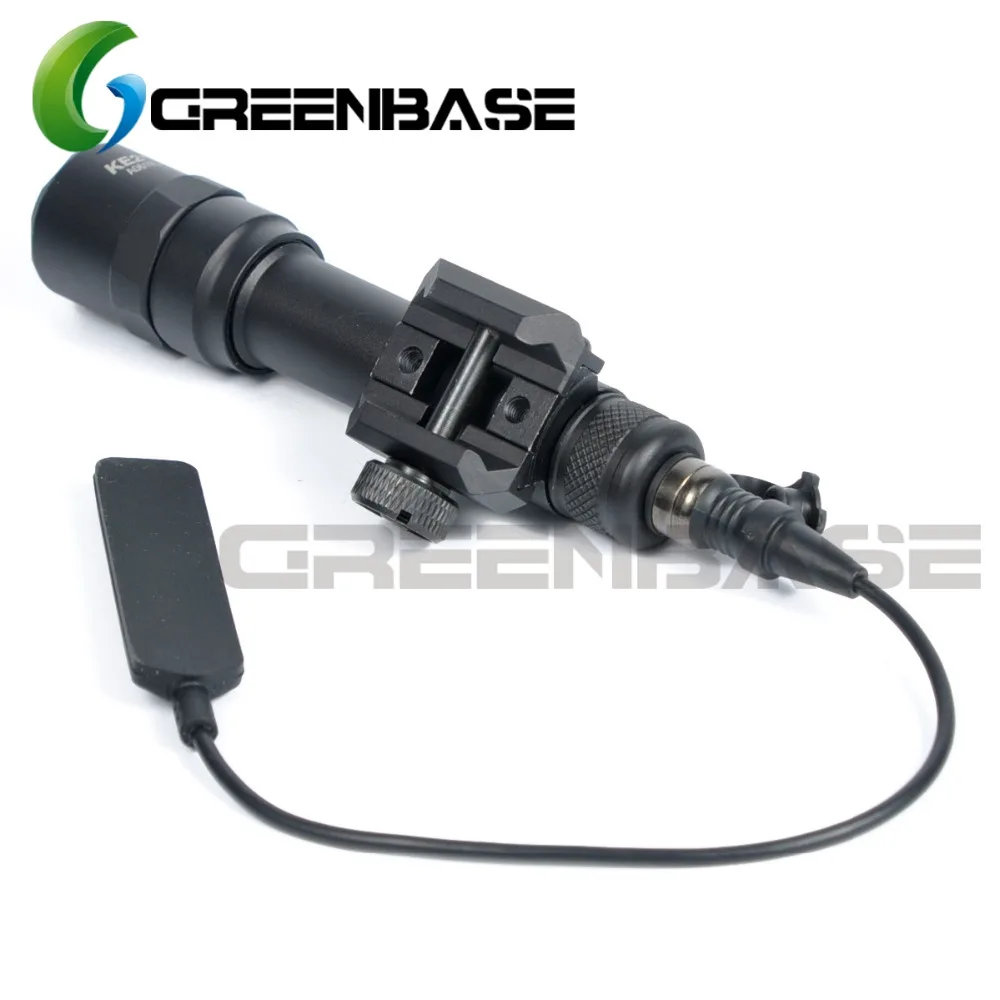 Greenbase SF M600B тактический пистолет M600 флэш-светильник мини-разведчик светильник светодиодный фонарь CREE оружейный светильник с дистанционным хвостовым переключателем