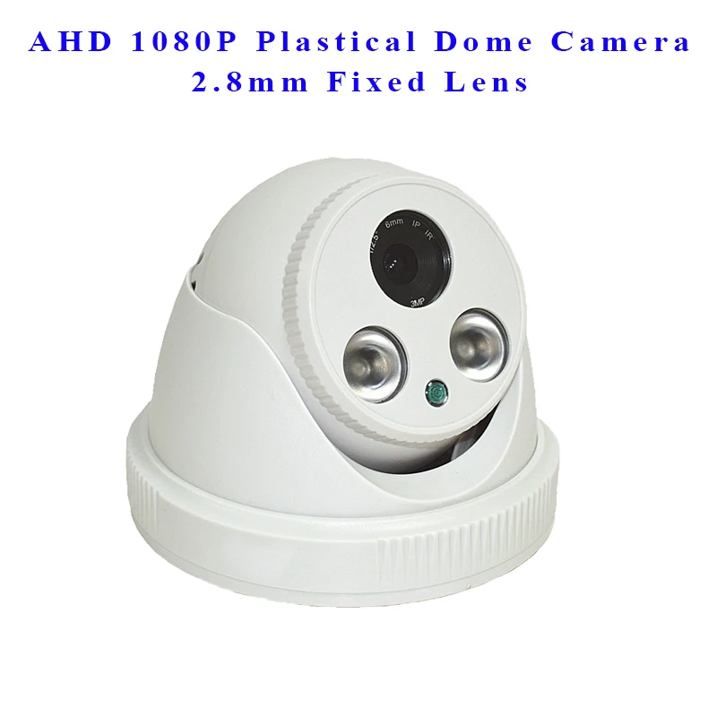 

Aodipers AHD Camera 1080P infrared Plastical Dome supports 2.8mm fixed lens 4 in 1 motion detection night Vision for CCTV Camera