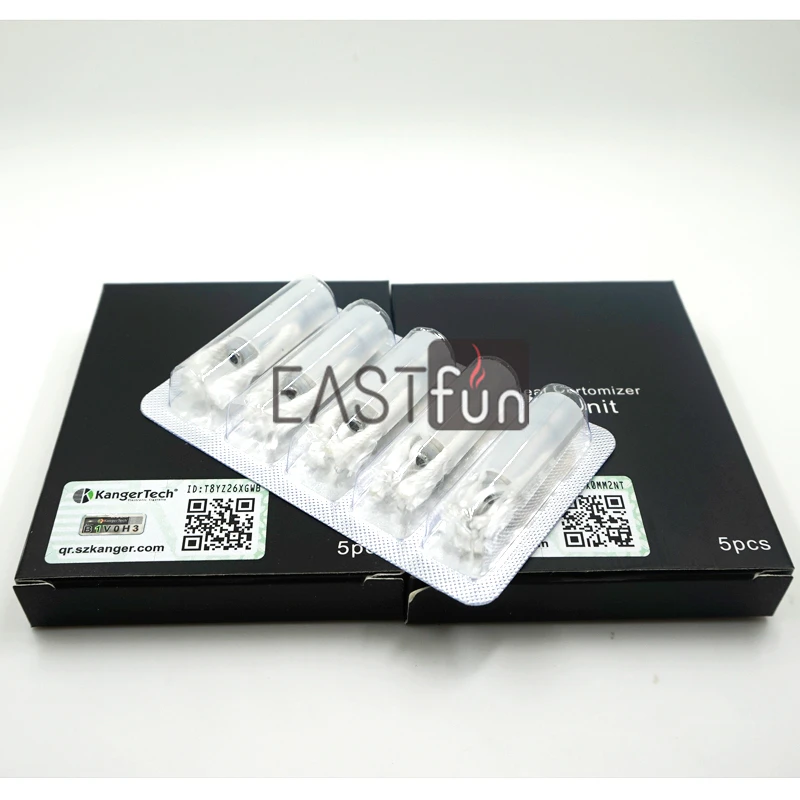

5pcs 100% Original Kanger T2 Coil 1.8/2.2/2.5ohm For Kanger T2 Atomizer Kangertech Coil t2 E Cigarette Coil