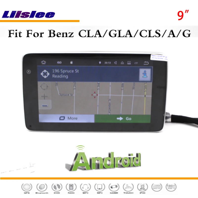 Liislee Android мультимедиа для Mercedes Benz CLA/GLA/CLS/A/G класс Радио стерео CD DVD плеер gps Navi навигационная система