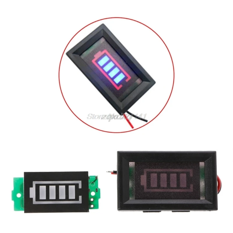 

1S Single 3.7V Power Level Lithium Battery Capacity Blue Display Indicator Module Nov01 Drop ship