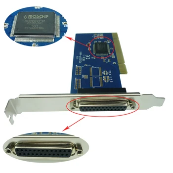 

PCI to 1-port DB25 Pin Printer Port LPT Parallel Card Chipset: Moschip MCS9805