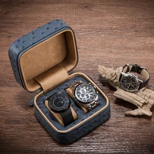 LELADY High Quality PU Leather Watch Stand Case Luxury Watch Box 2 Grids Holder Boxes Organizer for Bracelet Watch Holder Case LELADY High Quality PU Leather Watch Stand Case Luxury Watch Box 2 Grids Holder Boxes Organizer for Bracelet Watch Holder Case