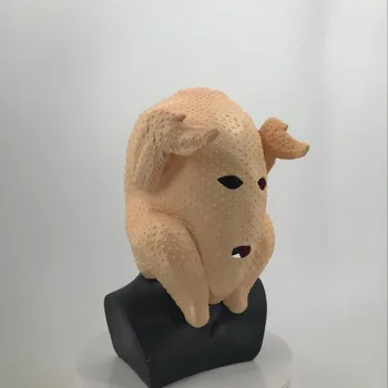 

Thanksgiving dinner Turkey full head latex mask for horror disguise halloween party