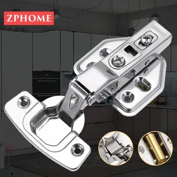 

304 Stainless Steel Hydraulic Damping Hinge Cabinet Wardrobe Door Large Bend and Medium Bend Aircraft Pipe Hinge Self-unloading