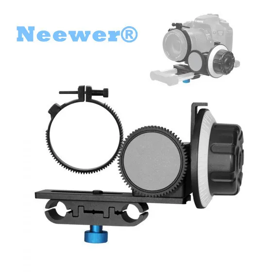 Neewer Follow Focus Cn90f With Gear Ring Belt For Canon Nikon Lens Dslr Cameras Camcorders Free