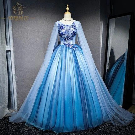 light blue debs dress