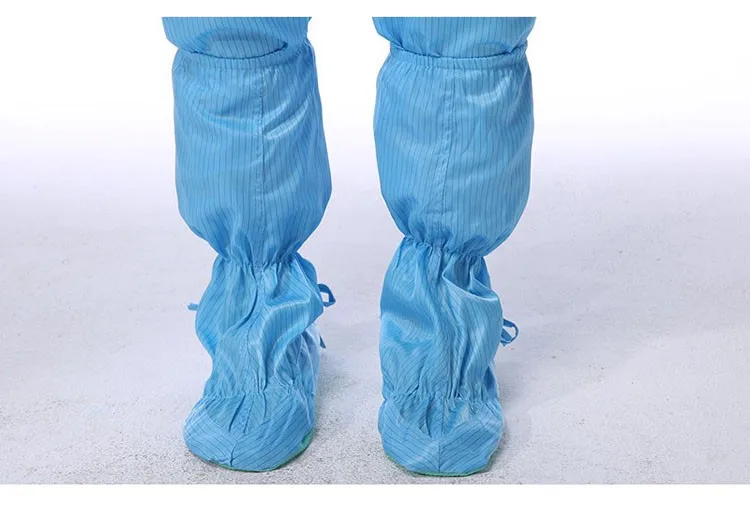 CCGK Anti-static Coverall Polyester Filament+Semi-conductive Fibre Cleanroom Garments Clean food Dust-proof Paint Work Clothing (9)