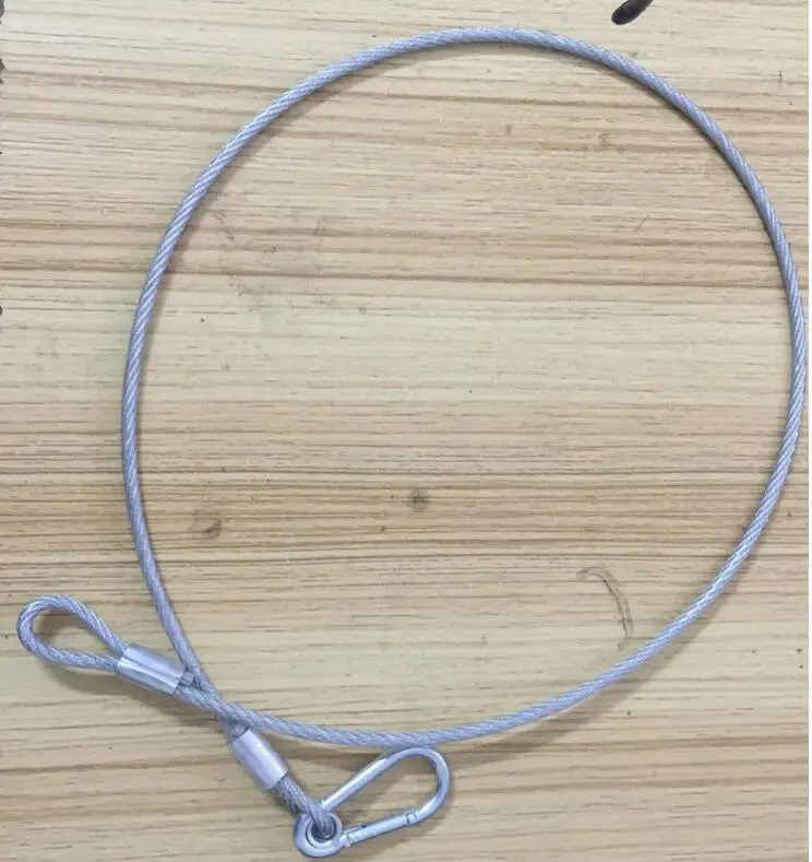 

50pcs/High quality Stage light safety rope cable/safe wire for stage light security 85cm length