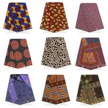 Анкара Африканский настоящий воск принт ткань высокое качество настоящий мягкий воск хлопок 6 ярдов/серия для женщин