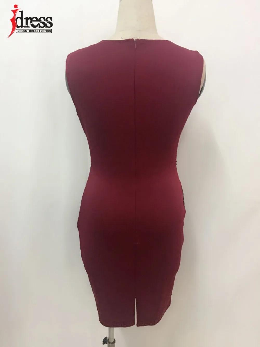 IDress Plus Size Women Clothing Bodycon Trendy Print Evening Dress for Women Golden Embroidered Dress Summer Women High Quality (6)