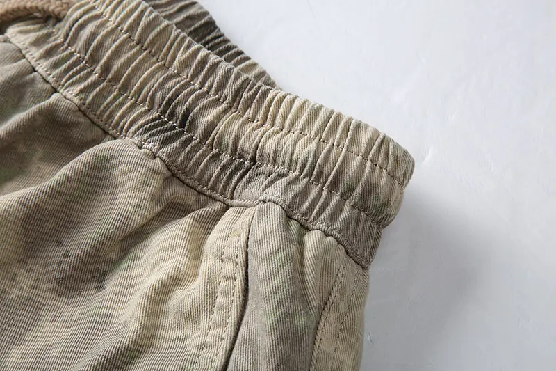 2019 летние карго M ~ 4XL шорты милитари хлопок новый камуфляж прямые мужские шорты пляжные эластичные талии мужские повседневные шорты