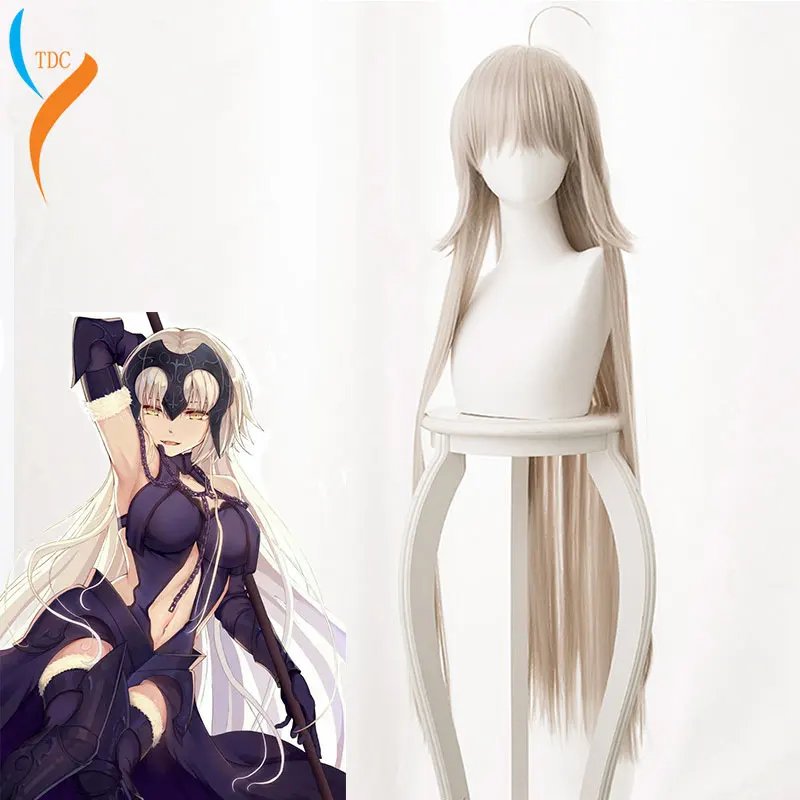 2019 Fate/Grand дождь огнеупорный парик для косплея выполненный в стиле Joan of Arc