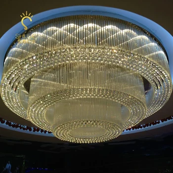 

Large hotel engineering lamp round crystal lamp engineering lighting clubhouse lamp villa lighting sales department lamp Price: