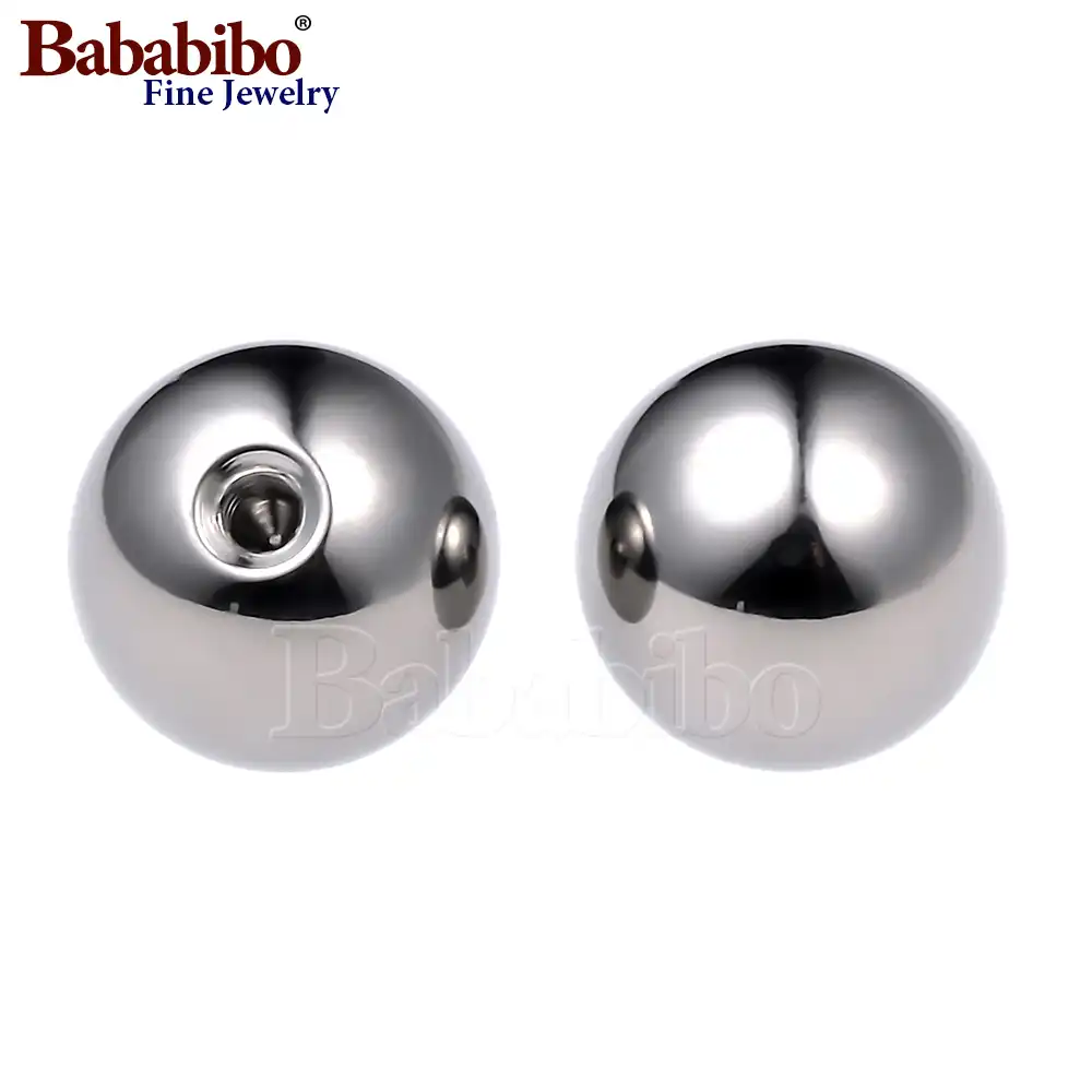 40pcs 3mm 4mm Body Jewelry Eyebrow Nipple Belly Ring Repalcement End Ball