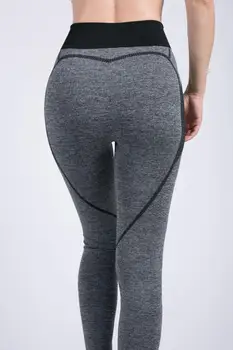 

2019 European and American latest style of love peach buttocksyoga pants, body-building exercise seamless underpants women