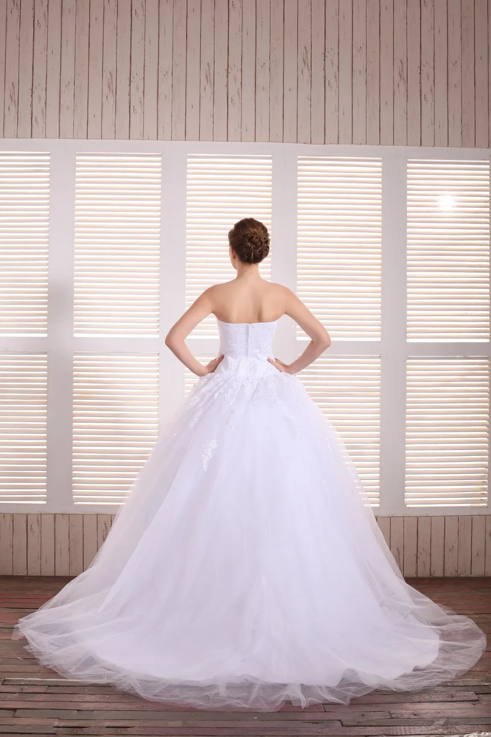 Robe De Mariage романтический Кружева Аппликации Белый Винтаж торжественные платья 2017