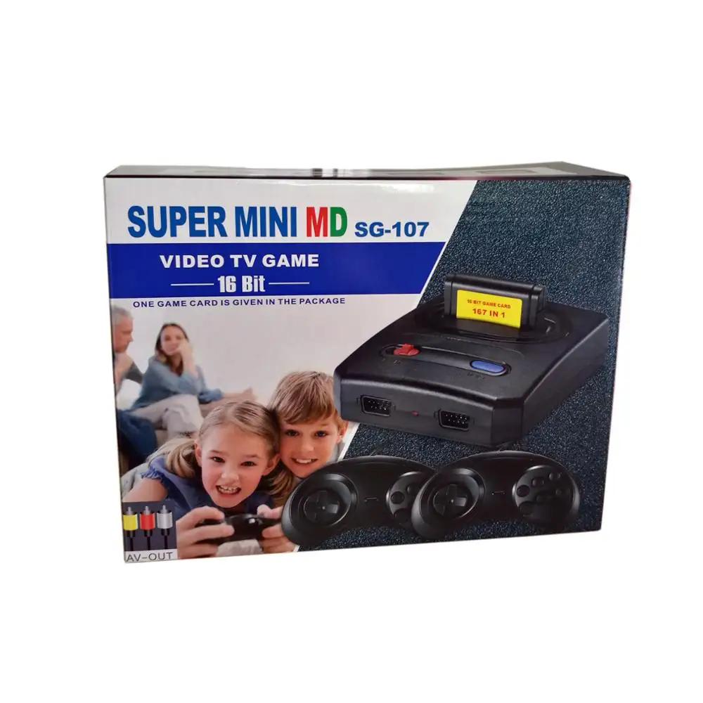 Новинка 2018 16 битная игровая консоль Super Mini MD TV для игрового картриджа Sega|Игровые