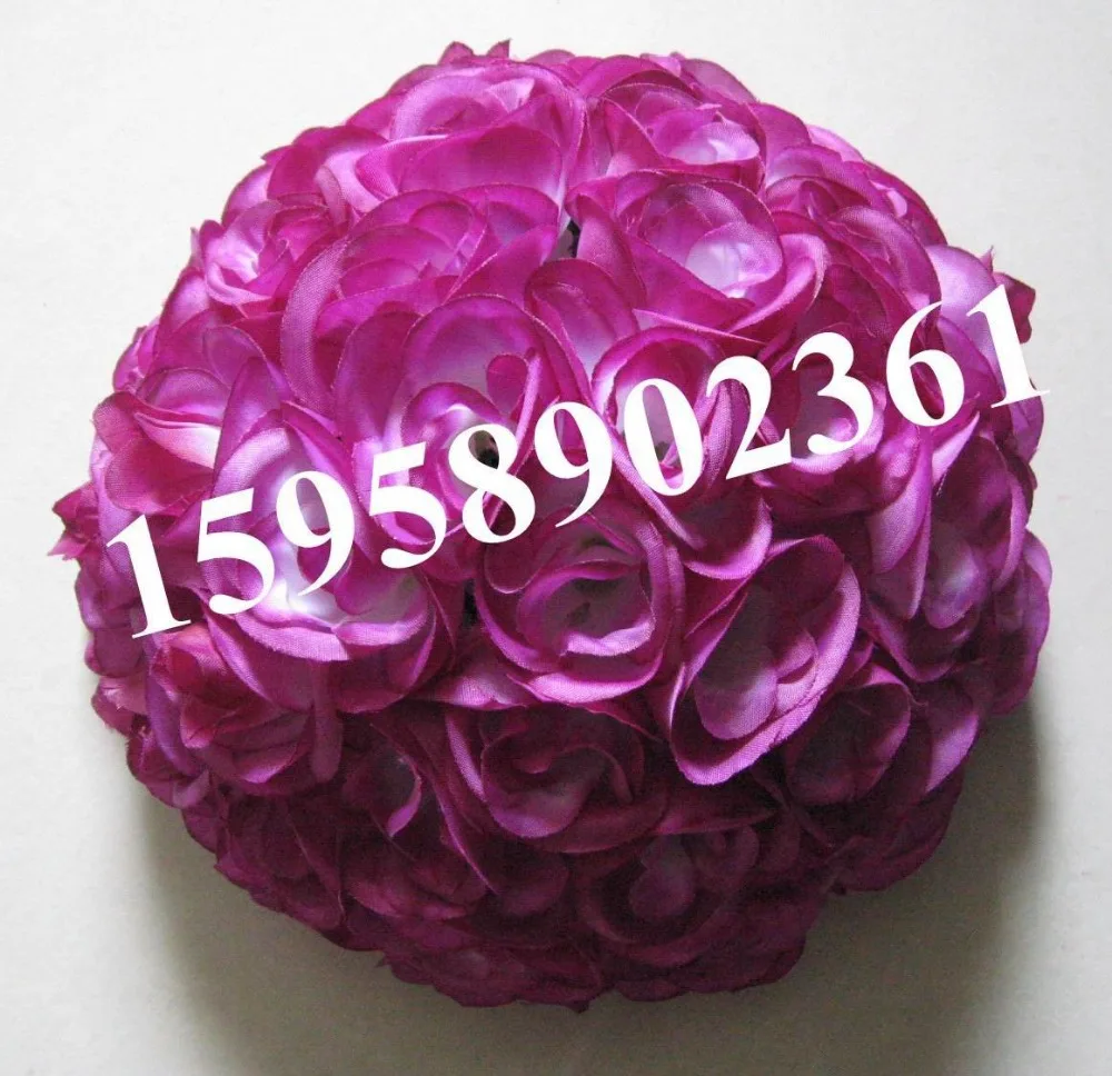 SPR Шелковый цветочный шар сиреневый 40 см 4 шт./партия, больше размеров доступно больше цветов, большие qts имеют больше скидки-сиреневый