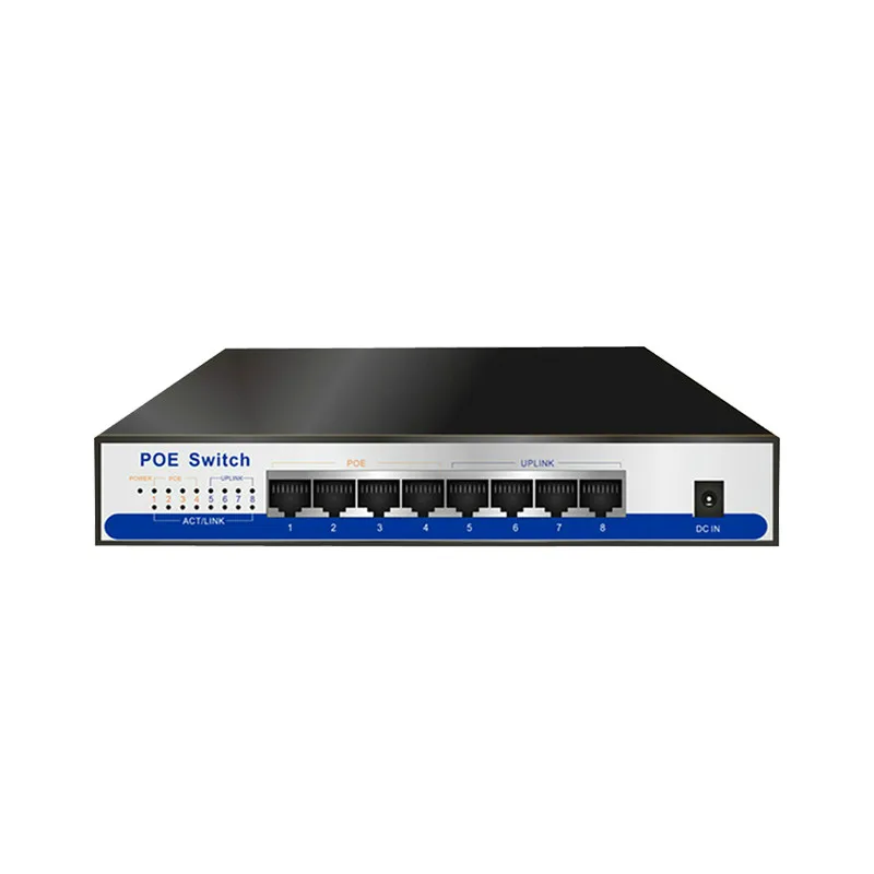 N67 8 портов 10/100 Мбит/с коммутатор POE Switch, 4 POE порта и 4 порта Uplink общая Мощность 65 Вт беспроводной AP IP Сетевая камера дистанционного оборудования