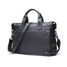 Мужская сумка из натуральной воловьей кожи, деловая мужская сумка через плечо, сумка-тоут для ноутбука, сумка через плечо, мужская сумка-мессенджер