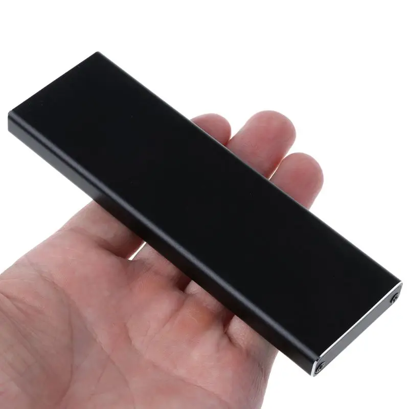 Black USB 3.0 to 2012 Hard Drive Enclosure Box Portable SSD Box to USB for Air 2012 A1466 A1465 MD223 MD232