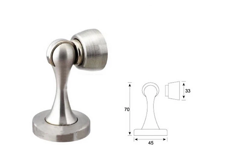 Нержавеющая сталь Магнитный стопа двери Фиксаторы держатель для дома и офиса двери ловит