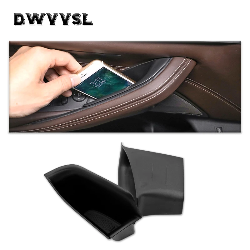 

Front Rear Door Storage Box For G30 Handle Armrest Container Holder Plastic Phone Tray For BMW New 5 Series 2017-2019 Accesories