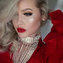 Многослойный с кисточками Стразы колье ожерелье женское серебряное роскошное ожерелье с длинной подвеской модное массивное ожерелье подарок