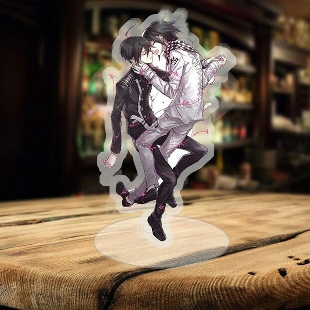 Danganronpa V3 Ouma Kokichi Saihara поцелуй акриловая фигура стенд декор стола