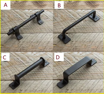 

Black Country Barn Sliding Door Pull Hardware Antique Vintage