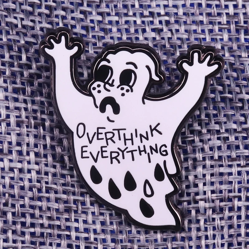 

ghost enamel pin badge