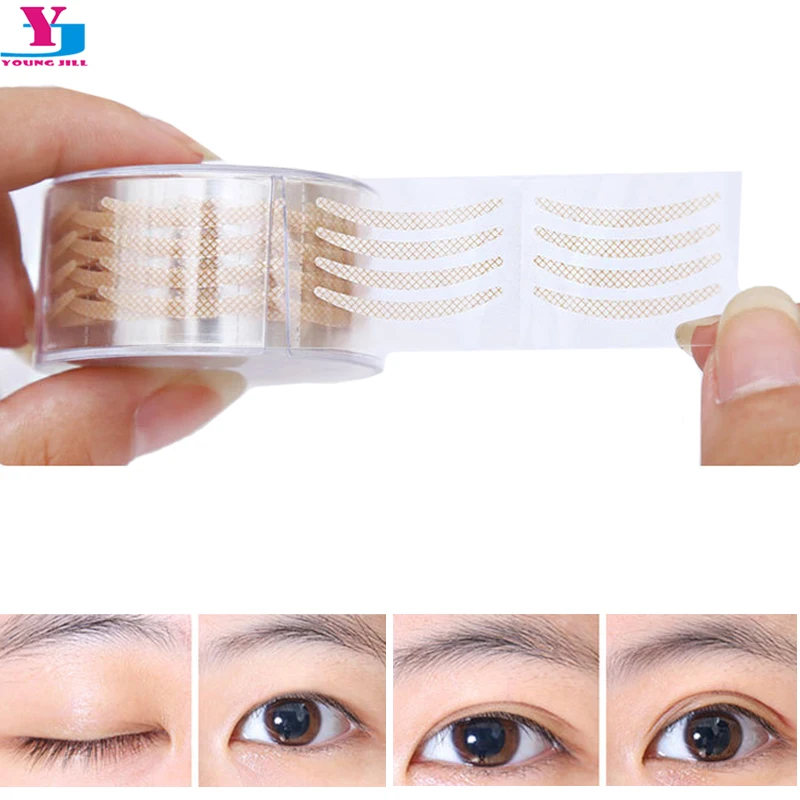 Новинка 300 пара марлевых палочек Stealth Double Fold Eyelid стикер на тени для глаз без клея