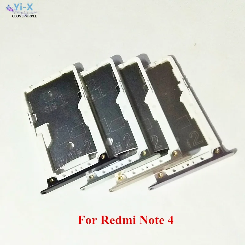 

1PCS for Redmi Note4 New SIM Card Tray Holder Micro SD Card Slot Holder Adapter for Xiaomi Redmi Note 4