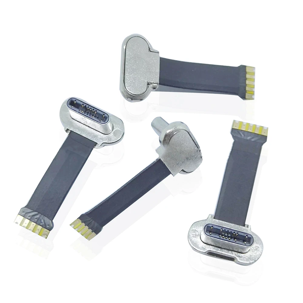 

TYPE-C Wireless Back Clip Adapter Type-c Male Give Pads FPC Soft Cable 5Pin charging male mobile phone clip plug