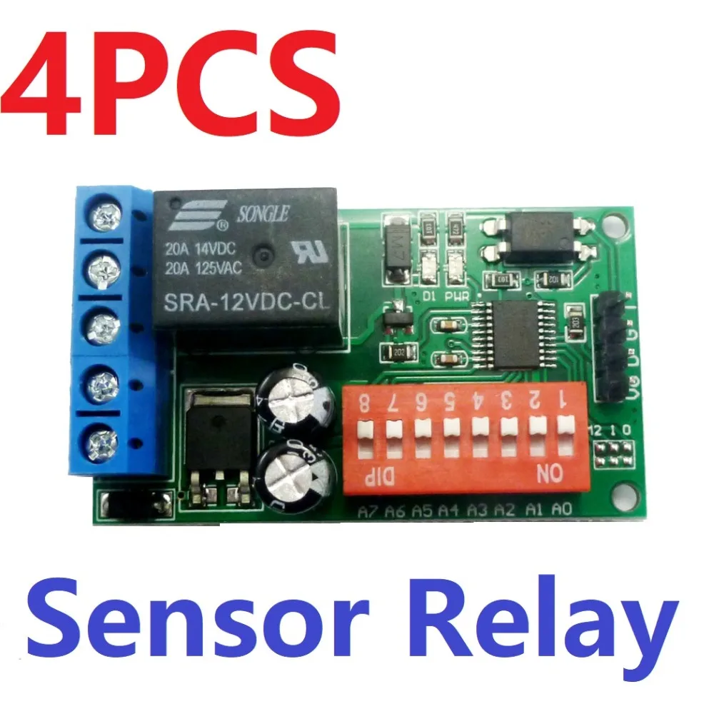 

4PCS DC 12V Timer Delay Relay Board PLC Cycle Time Switch Module for PIR RCWL-0516 HC-SR505 SW-420 MQ-2 Sensor LED Lamp Light